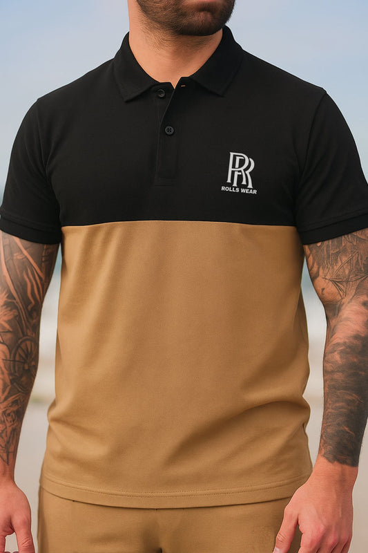 Rolls Sand Wavy Contrast Tracksuit