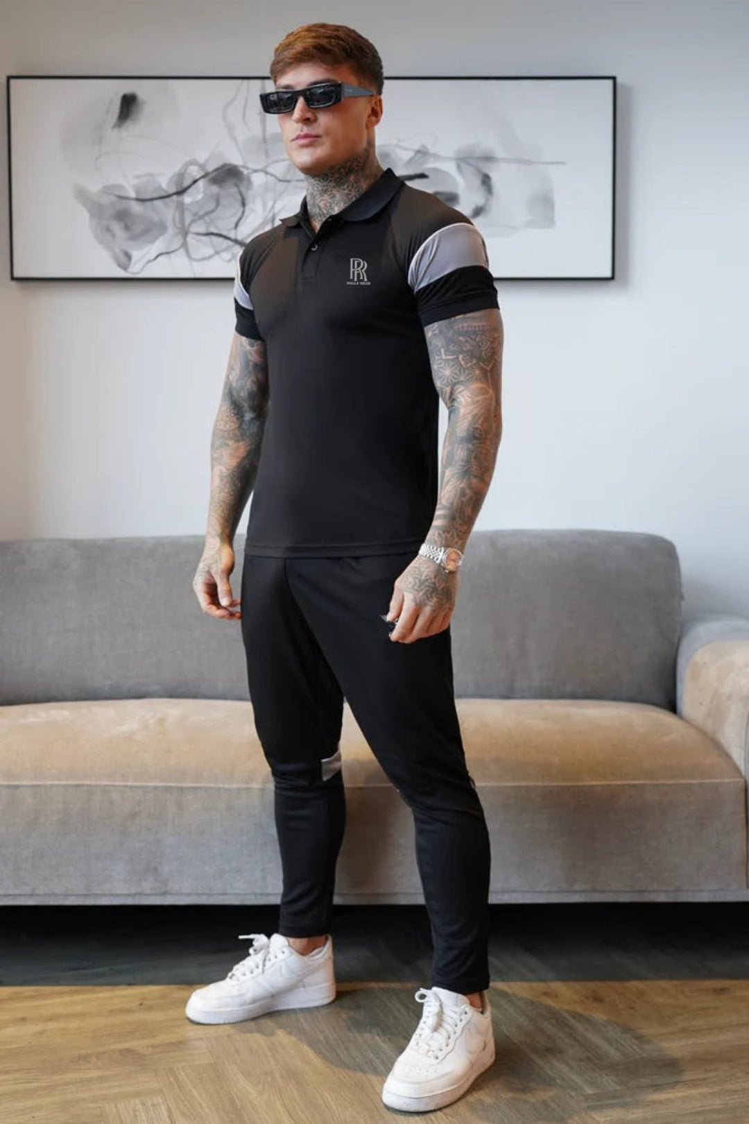 Rolls Black BG Tracksuit
