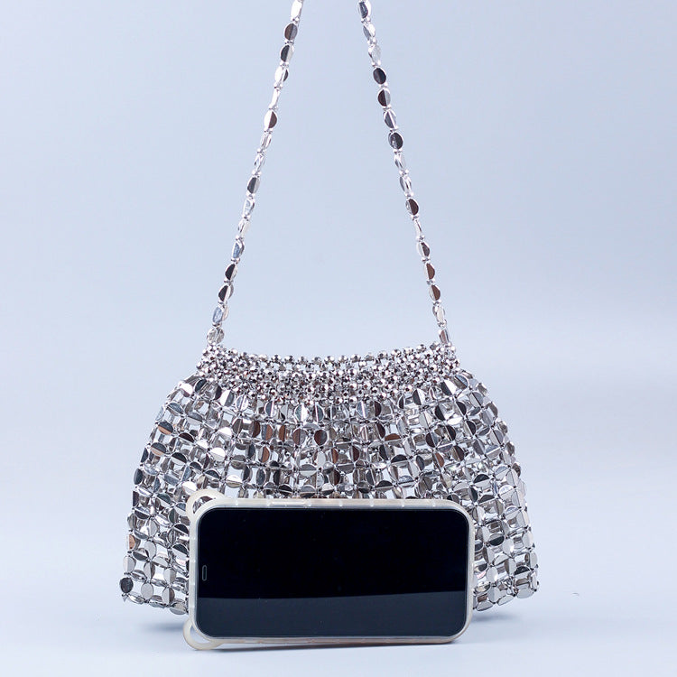 Handmade Flat Beads Woven Large Dumpling Fashion