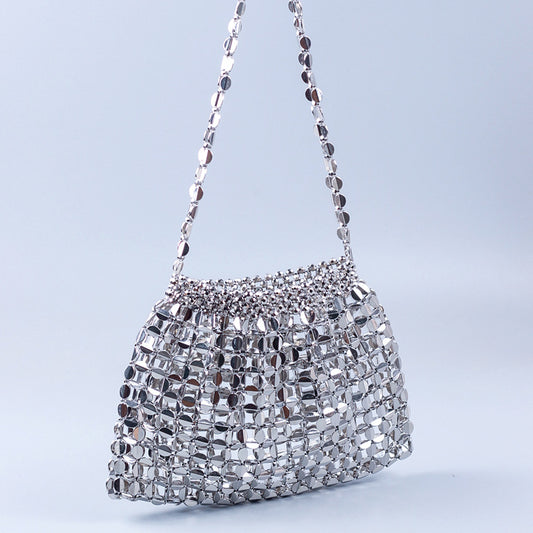 Handmade Flat Beads Woven Large Dumpling Fashion