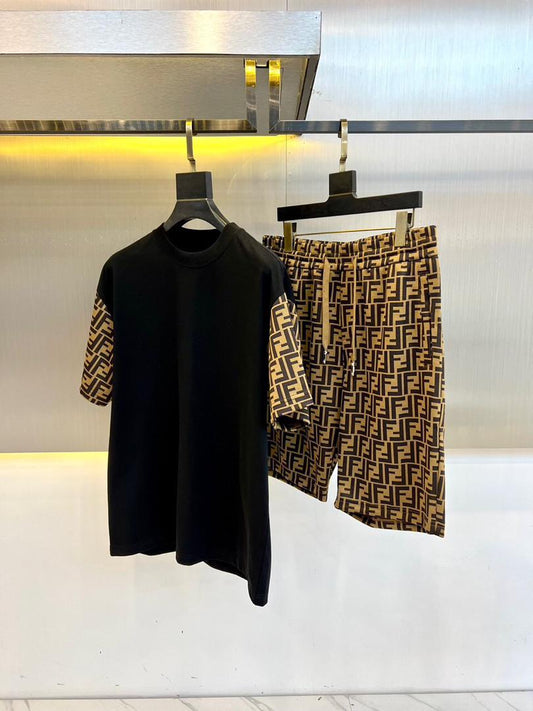 Black Gucci-Short Set