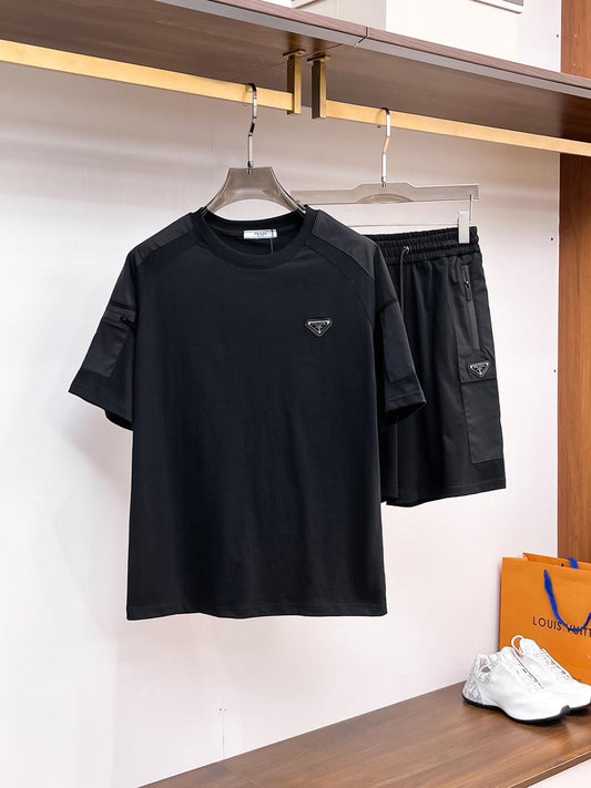 Rolls Black Quick-Dry Short Set