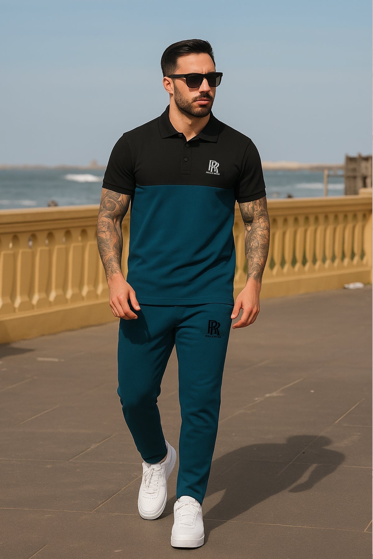 Rolls NAVY BLUE Contrast-SUMMER Tracksuit