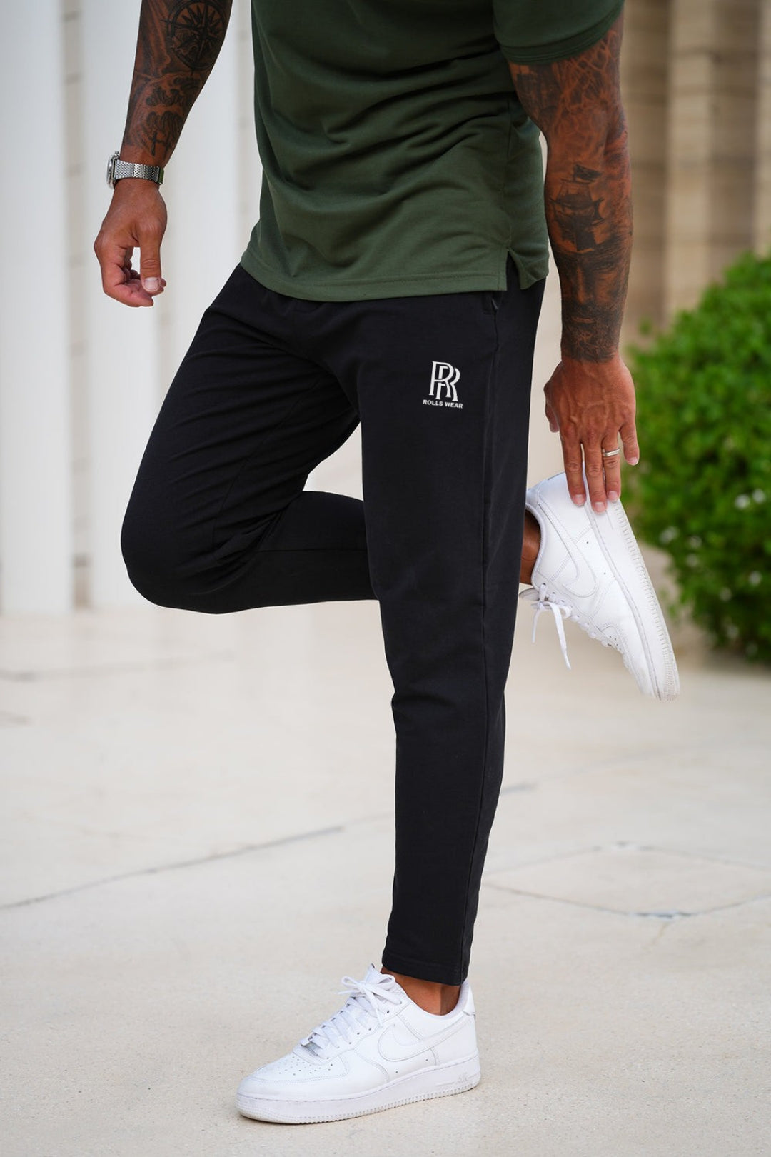 Rolls Green Black Premium Tracksuit