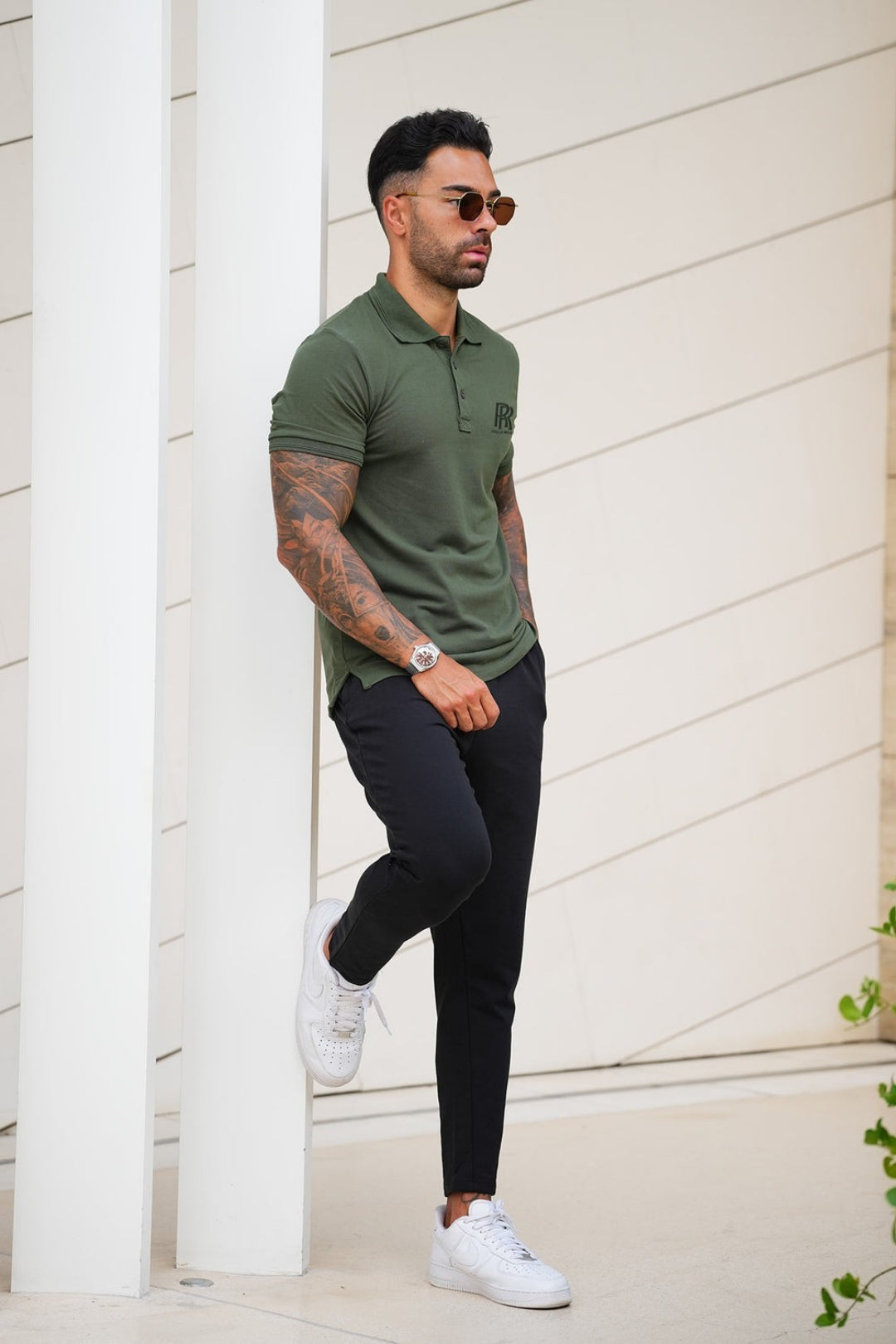 Rolls Green Black Premium Tracksuit