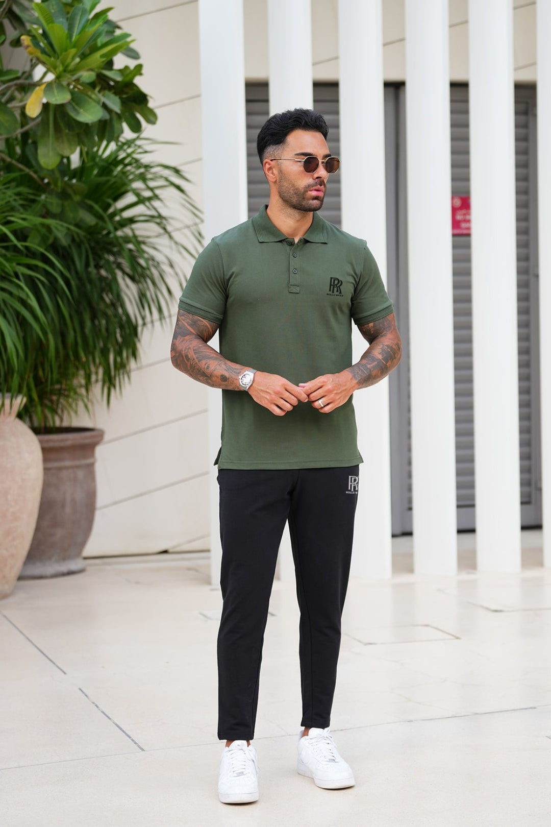 Rolls Green Black Premium Tracksuit